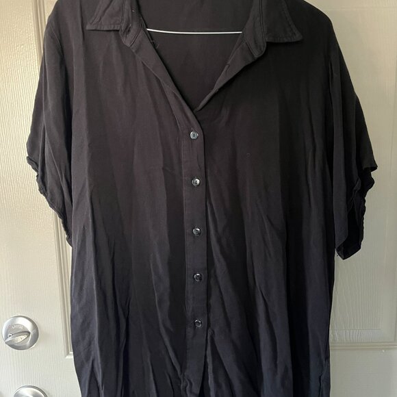 Exotica Athletica Button Up Boyfriend Tee - Picture 2 of 3